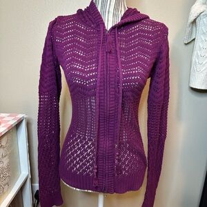 Vintage women’s Athleta hoodie purple size XS